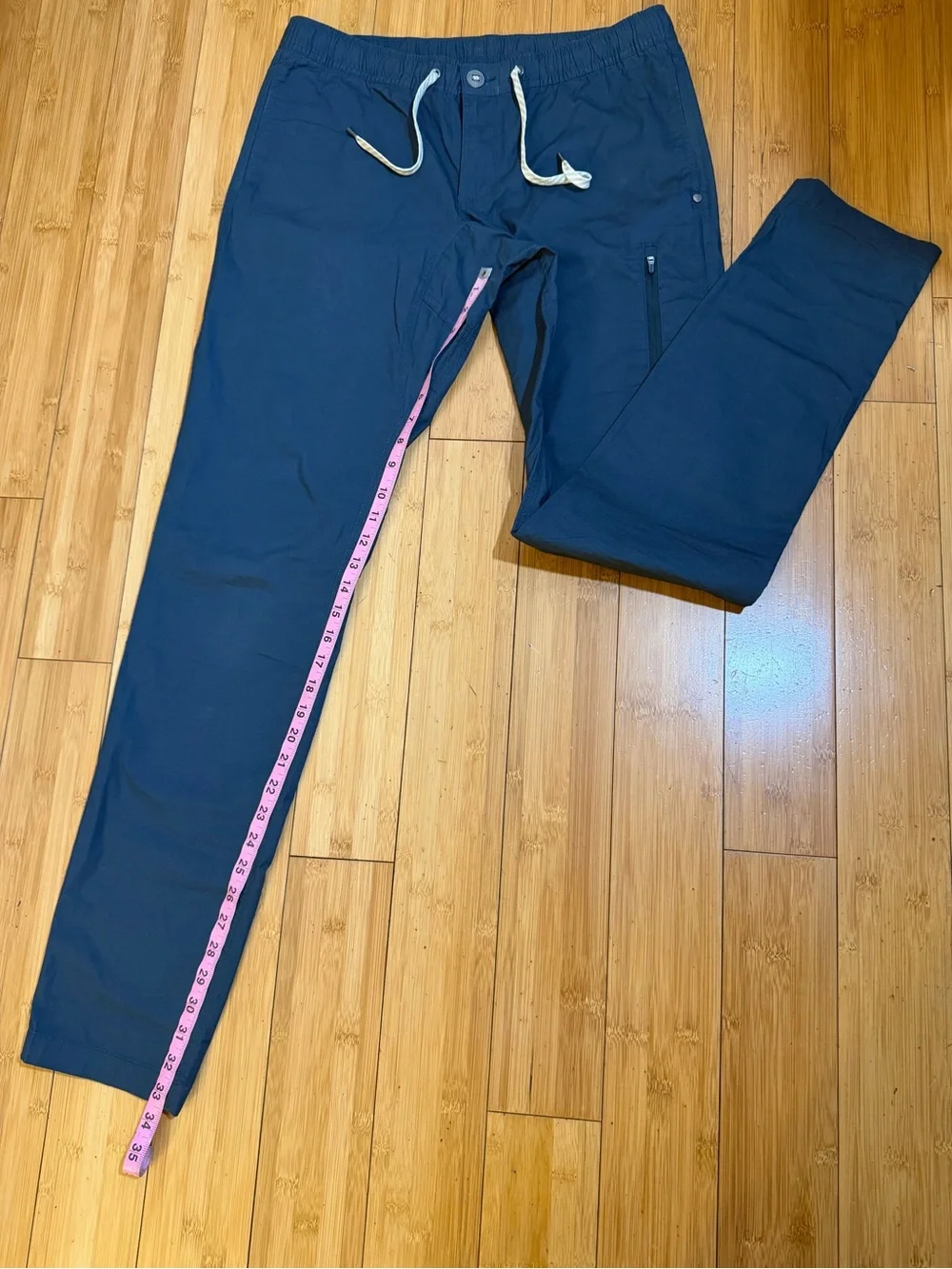 Vuori Vintage Ripstop Pants Indigo Navy Blue Size L